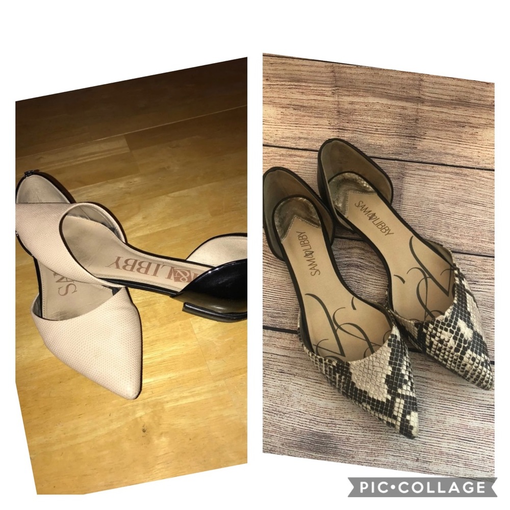 2 pairs of Sam & Libby flats!
